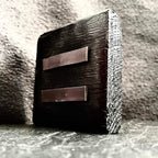 Magnetic Storm wet-packed vitreous enamel on copper with upcycled rubber magnets, original one-of-a-kind piece