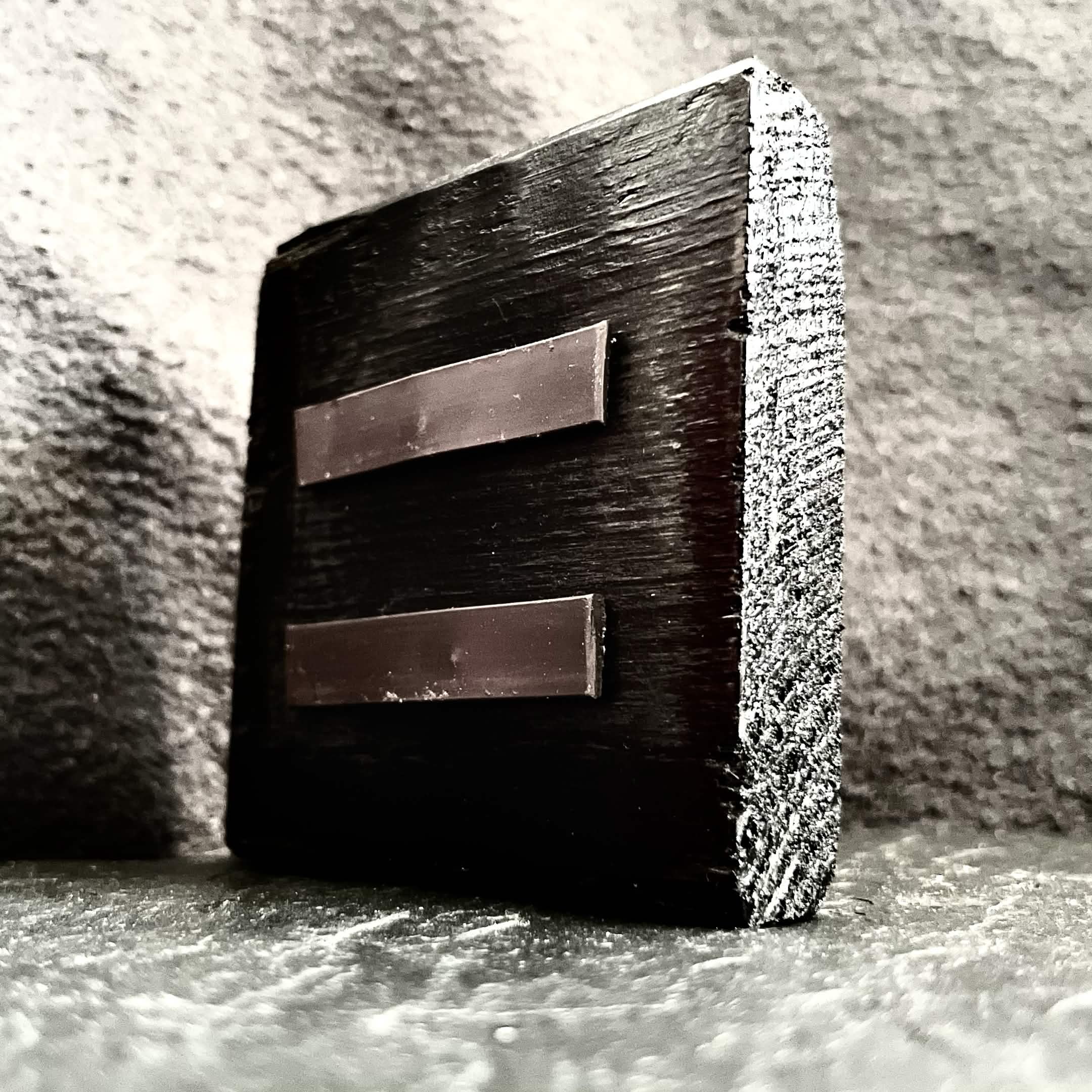 Magnetic Storm wet-packed vitreous enamel on copper with upcycled rubber magnets, original one-of-a-kind piece