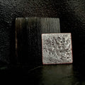 Whale Skin experimental vitreous enamel on copper with bubble texture, original miniature artwork