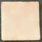 Whale Skin – reverse side of the original enamel miniature on copper, showing the smooth pale enamel-coated back on dark slate. Handcrafted enamel art by A. Fraction.